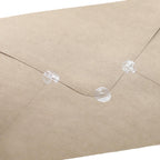 Ultra Clear Retail Wafer Seals for Mailing Packaging .5 Inch Round Circle Dots 1,000 Adhesive Stickers