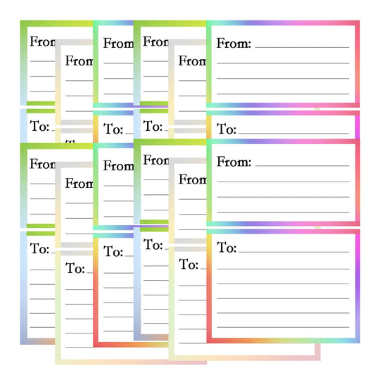 to from Return Address Mailing Labels,120 Pcs Christmas Return Address Label Shipping Labels Permanent Postage Guaranteed Stickers,3.5 x 4.5 Inch Address Tags Sticker for School,Home,Office