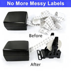 LENVII 2-in-1 Label Roll Holder with Rewinder,for Rolls and Fanfold Labels Label Holder Rewinder