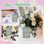 31Pcs Table Number Holders Wedding Table Numbers