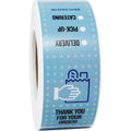 Quality Seal Labels for Delivery Pick Up Catering Food Safety Stickers 2.25" x 6.75" 500 Total Labels