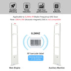8.2mhz Security Tags Soft Labels Sticker, 1000 pcs Retail Anti-Theft Equipment Prevention EAS System