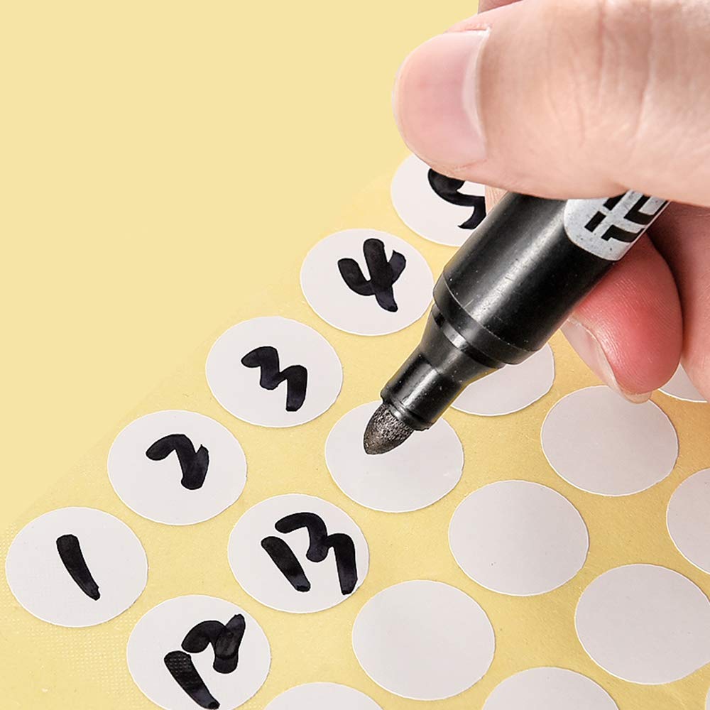 SourceTon 2800-Pack 3/4 Inch Round Color Coding Dots - 20 Vibrant Neon Colors, Removable Sticker Labels (70 per Sheet)