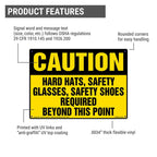 J. J. Keller Caution PPE Required Sign, 14"x 10"