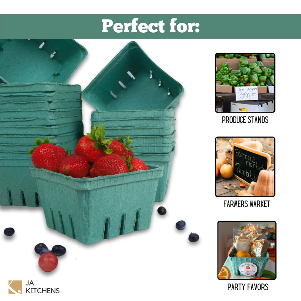 1 Quart Berry & Produce Baskets - 42 Pack