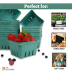 1 Quart Berry & Produce Baskets - 42 Pack