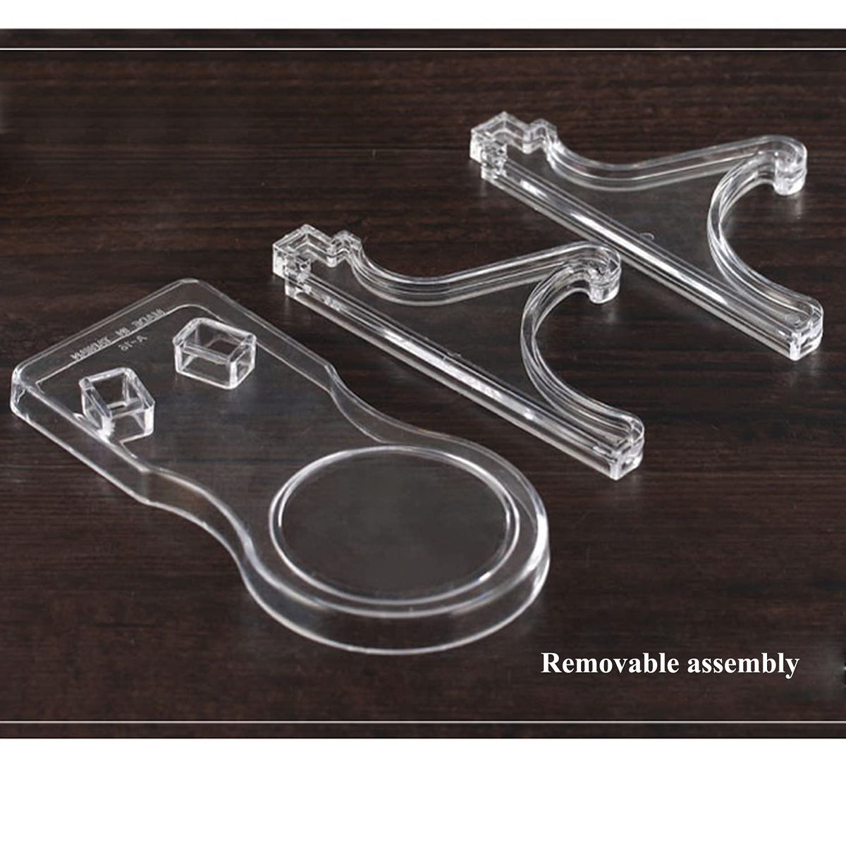 Tea Cup and Saucer Display Stands Coffee Teacups Shelf Display Rack High Legs 4 Packs