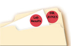 Avery Print/Write Self-Adhesive Removable Labels, 0.75 Inch Diameter, Red, 1008 per Pack (5466) 1,008 labels