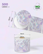 2" Shell Texture Round Thermal Labels 500 Labels/Roll+2x2 Thermal Labels 750 Labels/Roll
