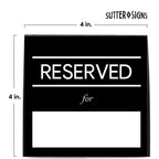 Reserved For Table Signs 20 Pack Reserved For