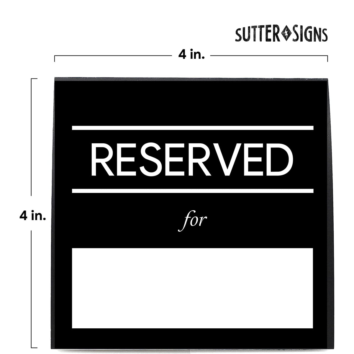 Reserved For Table Signs 20 Pack Reserved For