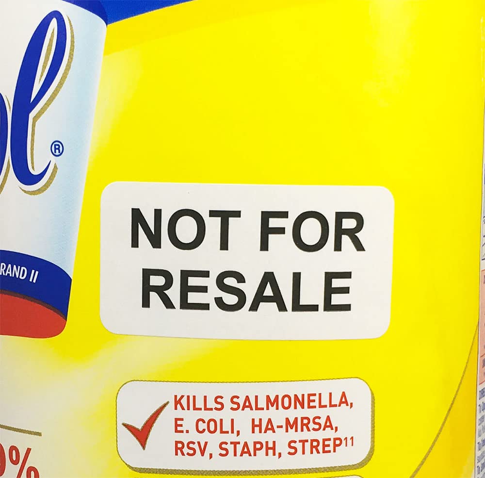 Not for Resale Labels 1 x 2 Inch 500 Total Adhesive Stickers On A Roll