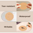3" Round Circle Floor Dot Stickers Brown Vinyl Spots Labels 500 Pcs
