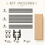 Over The Table Rod Stand with Clamps, Adjustable Metal Balloon And Arch Kit