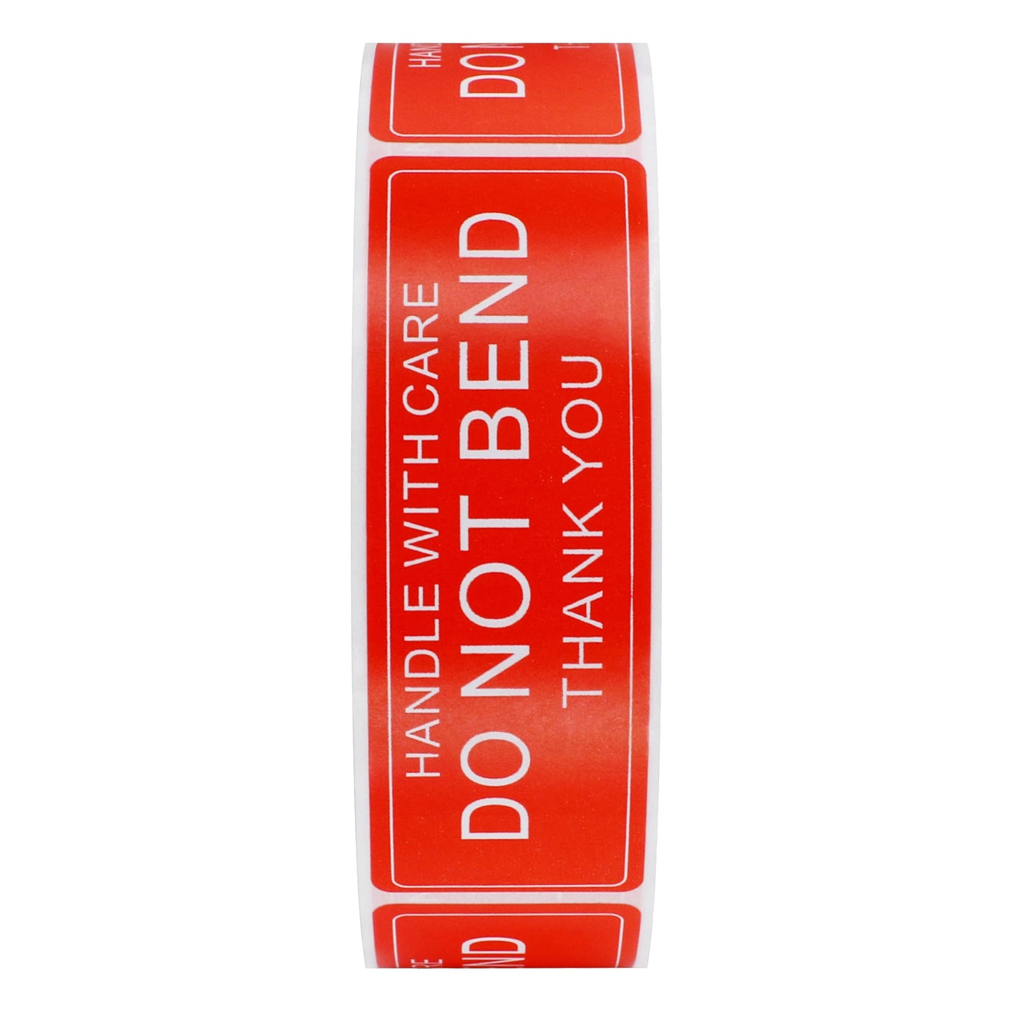Hybsk 1"x3" Do Not Bend Stickers Shipping Labels for Envelopes Mailing Adhesive Label 500 Per Roll (Type 1) Type 1