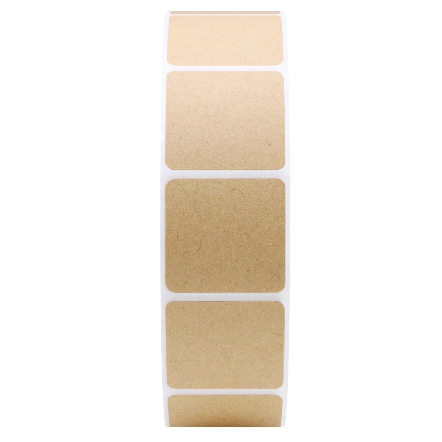 Hybsk 0.85 Inch Square Blank Kraft Shooting Target Pasters | Writable Inventory Organizer Labels | Total 1,000 Adhesive Labels Per Roll