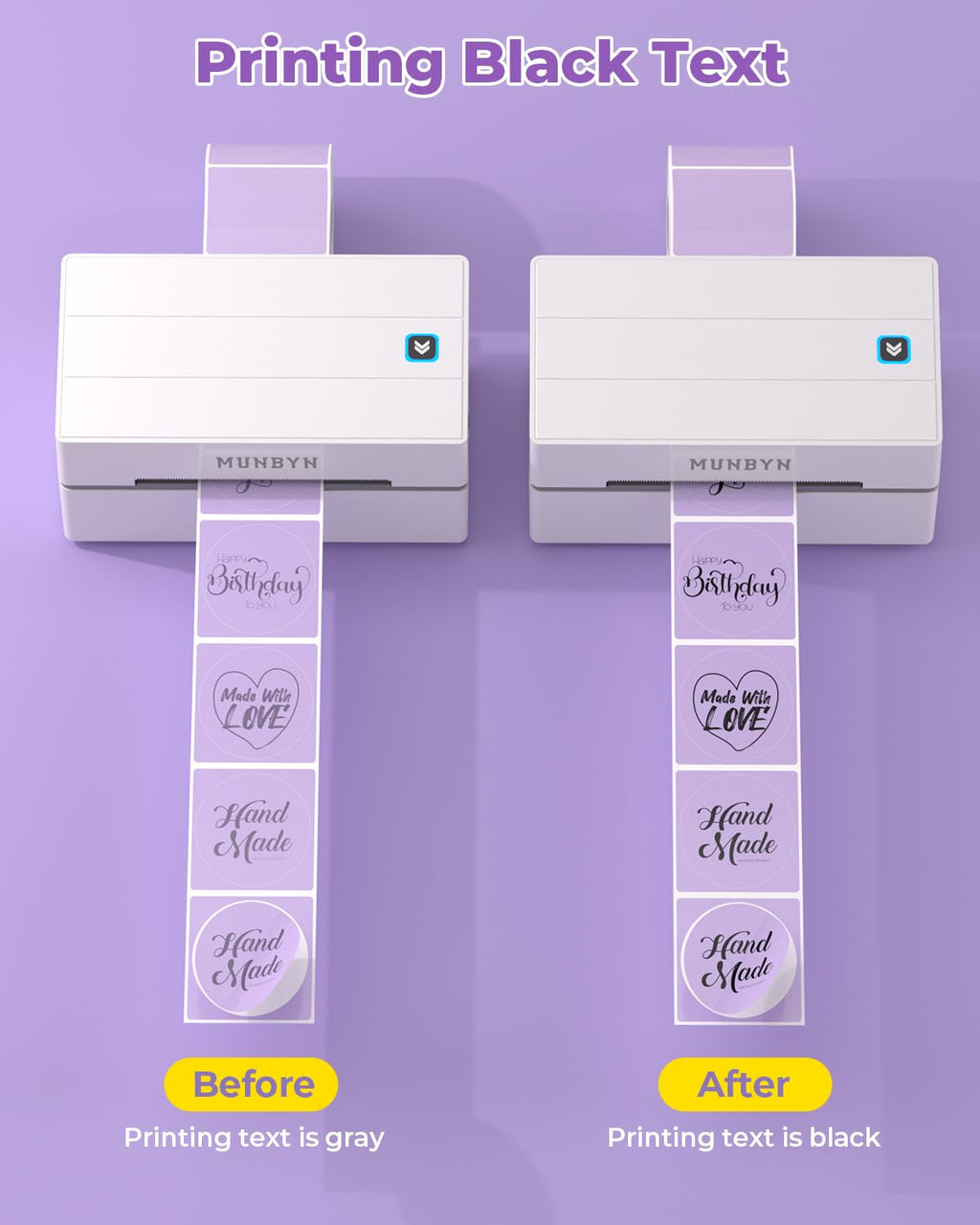2" Purple Circle Thermal Labels 750 Labels/Roll+2" Round Thermal Labels 750 Labels/Roll