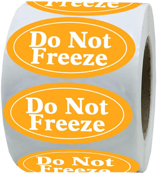 Top Label Do Not Freeze Shipping Stickers,1.75x1 Inch Industrial Labels,500 Pcs