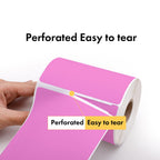 HouseLabels Replace for Dymo 30256, Pink, 2-5/16" x 4", 4 Rolls