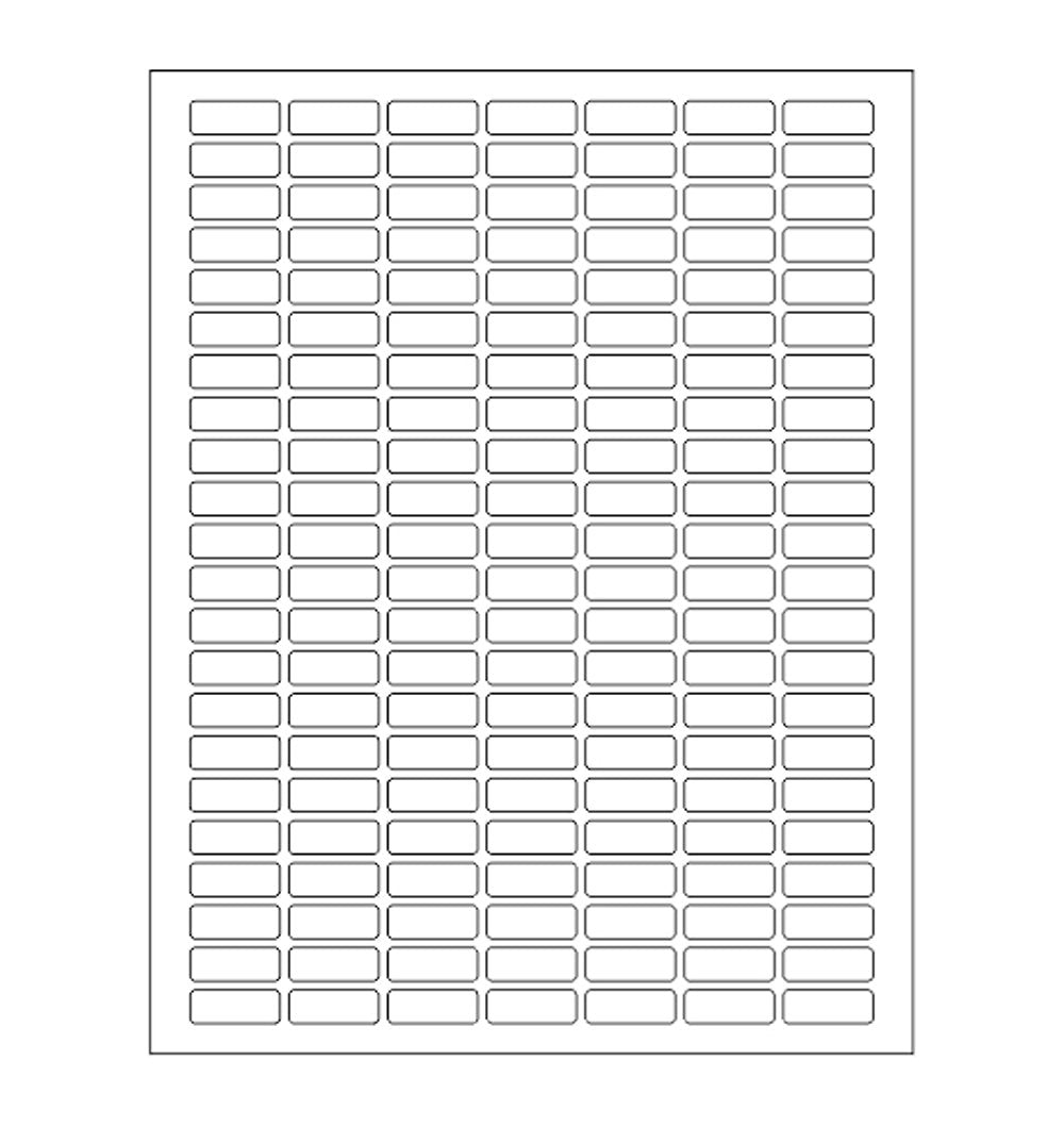 Rectangle Labels Clear Matte Finish 1" x 0.375" -824 Pack Includes Bonus Red Label Stickers - Clear Retail Package Seals by Royal Green 824