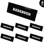 Reserved Table Sign for Wedding,Chair Seating Sign for Office Decor Reservation Wedding, Meeting, Ceremony and Events (7.8x5.5IN,6PCS) 6