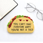 Office Decor Desk Decor Positive Taco Inspirational Gifts for Women Men Everyone