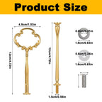 3 Tier Cake Stand Hardware Kit, Flower Cupcake Dessert Plate