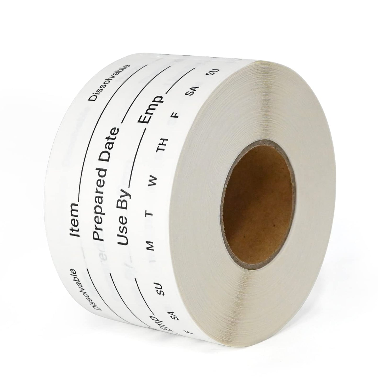 L LIKED 500 Large Size Dissolvable Food Rotation Labels 2" x 3" Use by Shelf Life Labels for Food Storage