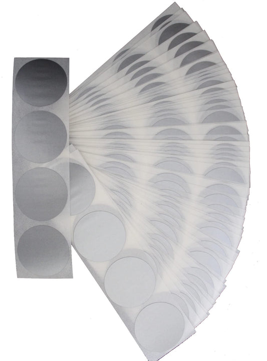 Scratch Off Sticker 1.5 inch Silver Round Labels for DIY Make Your Own Lottery Raffle Ticket Games My Scratch Offs (250 Pack) 250 Pack