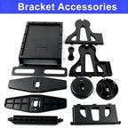 LENVII 2-in-1 Label Roll Holder with Rewinder,for Rolls and Fanfold Labels Label Holder Rewinder