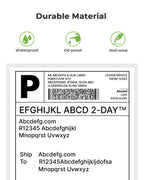 Nelko 4x6 Thermal Labels Fanfold, 500 Shipping Labels for Label Printer