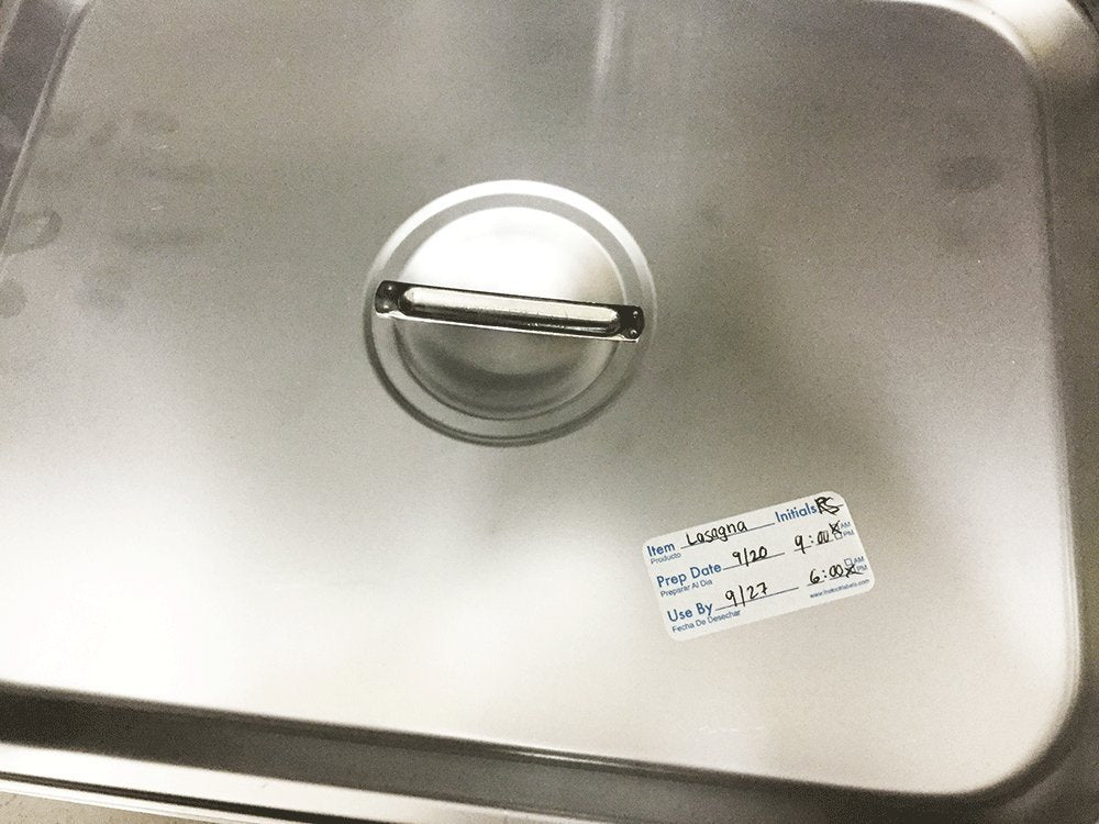 Dissolvable Food Storage Shelf Life Labels for Food Rotation Use by Preparation Stickers Prep Date 1 x 2 Inch 500 Adhesive Stickers