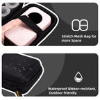Phomemo D30 D30D D35 Label Marker Case with 3 Rolls of White Label Tapes Black 1 Case+3 Rolls Paper
