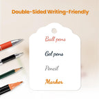 500 Pcs Goefun 1.8x1.4-inch White Price Tags with String Attached 500