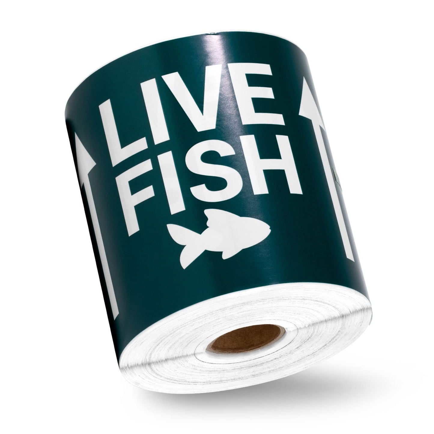 300 Live Fish Stickers - 4 x 6 inch, Live Animal Labels for Shipping & Handling/Instructions/This Side Up Arrow/Fragile Warning Labels