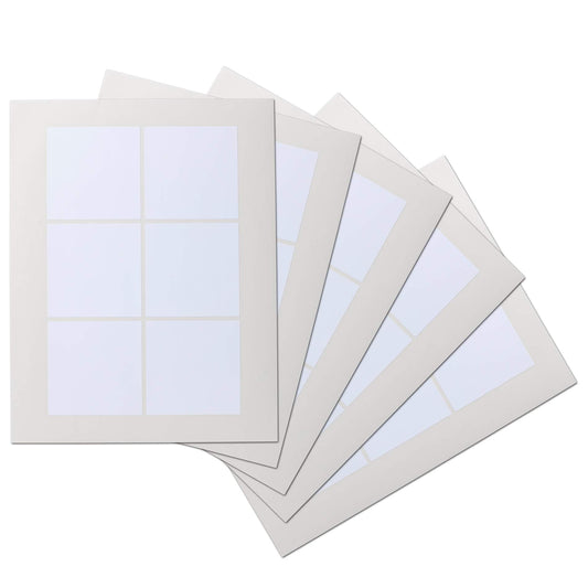 Waterproof Essential Oil Labels, 30 Squares, 3 x 3 Inches, Oil Proof, Highly Durable Blank Stickers