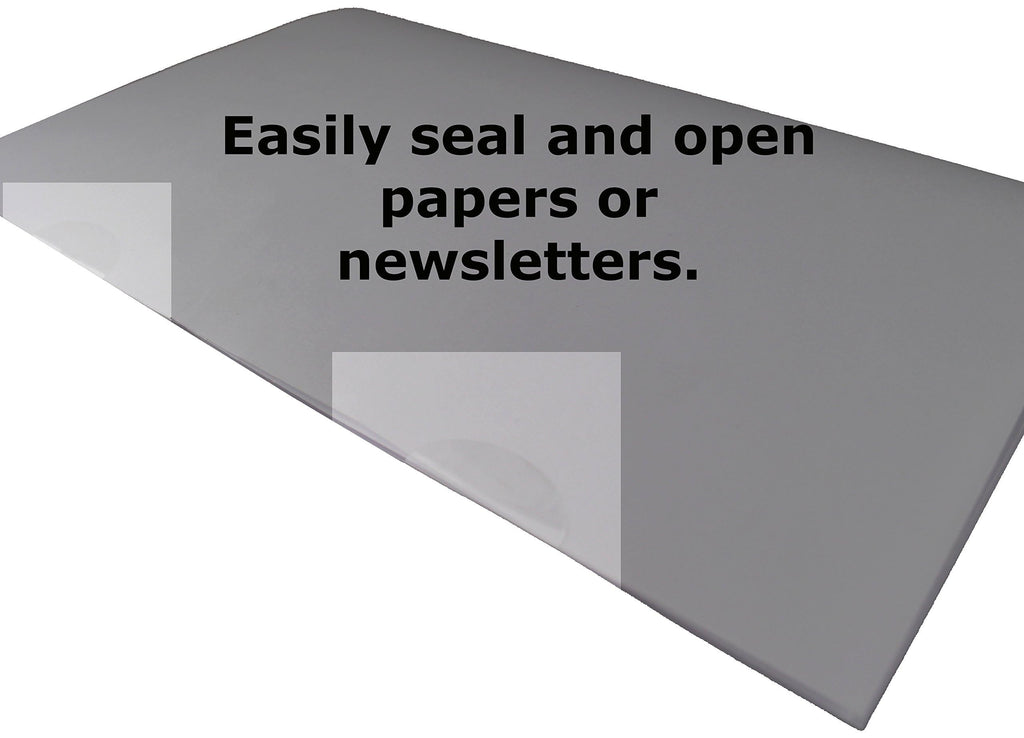 ChromaLabel 0.75 x 1 inch clear oval wafer seals on perforated roll, 5000 labels for packaging and sealing applications