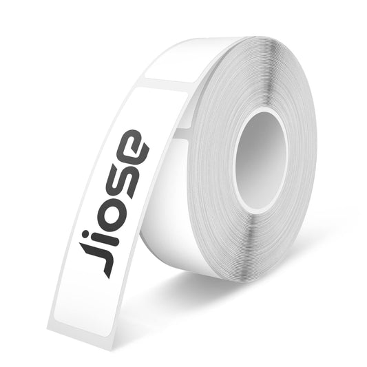 1 Roll (210 Labels/Roll) of Label Maker Replacement Tape - Refill for JIOSE B1 Label Maker- Waterproof Thermal Labels 14mm x 30mm (0.55x1.18 Inch), Adhesive Labeling Tapes White-label