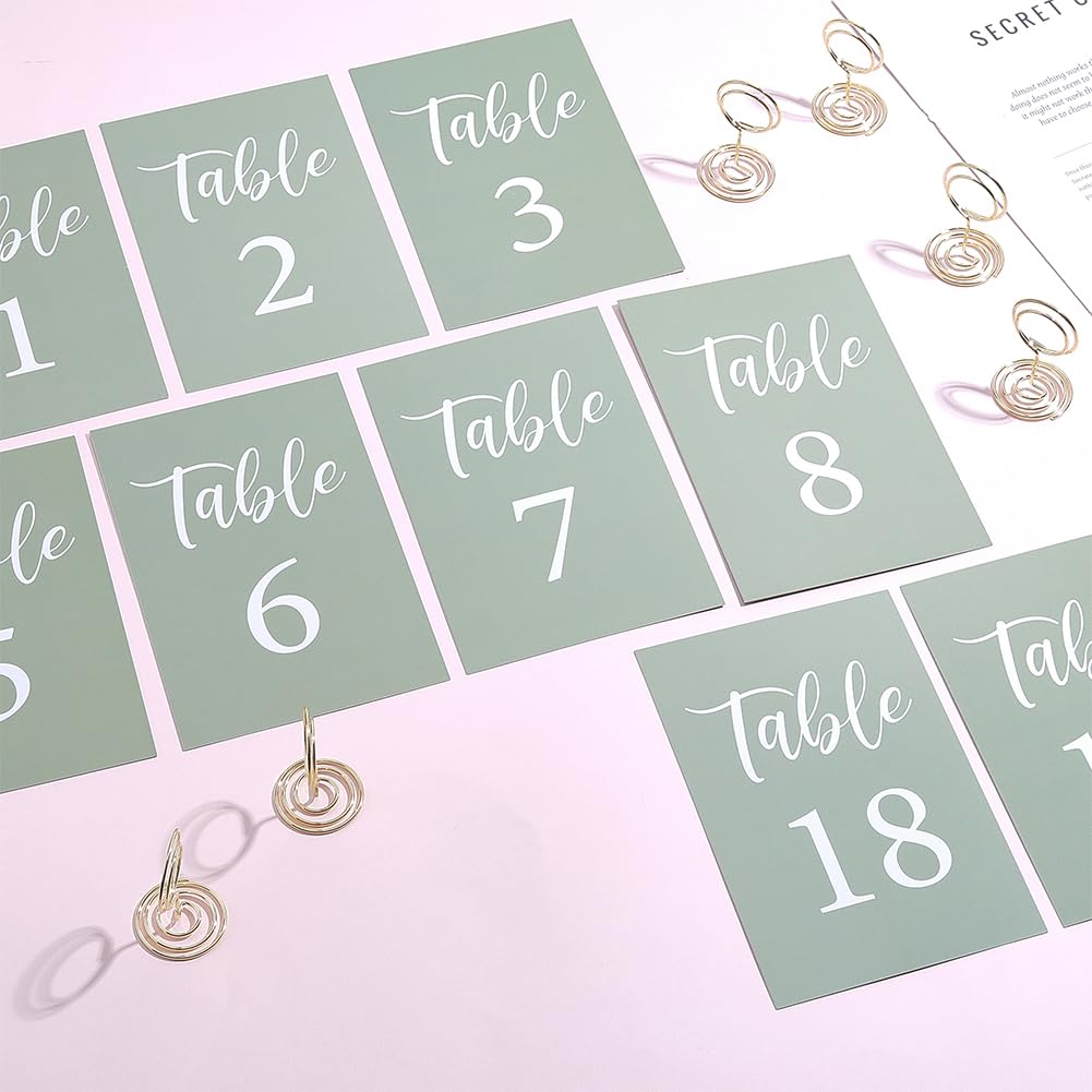 31Pcs Table Number Holders Wedding Table Numbers