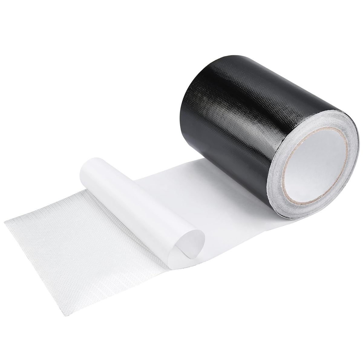 RealPlus RV Underbelly Tape 6" x 50' RV Underbelly Material Belly Tape with Permanent Sealing Adhesive for Camper Travel Trailer Mobile Home (Extra-Sticky) Extra-Sticky (Black) 6 Inch x 50 Feet