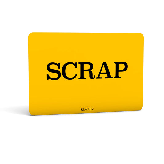 Scrap Labels - 500 3" X 2" Scrap Stickers - Inventory Control and Handling Adhesive 500 Permanent Adhesive Labels Per Roll Made in The USA and Fully Biodegradable (1) 1