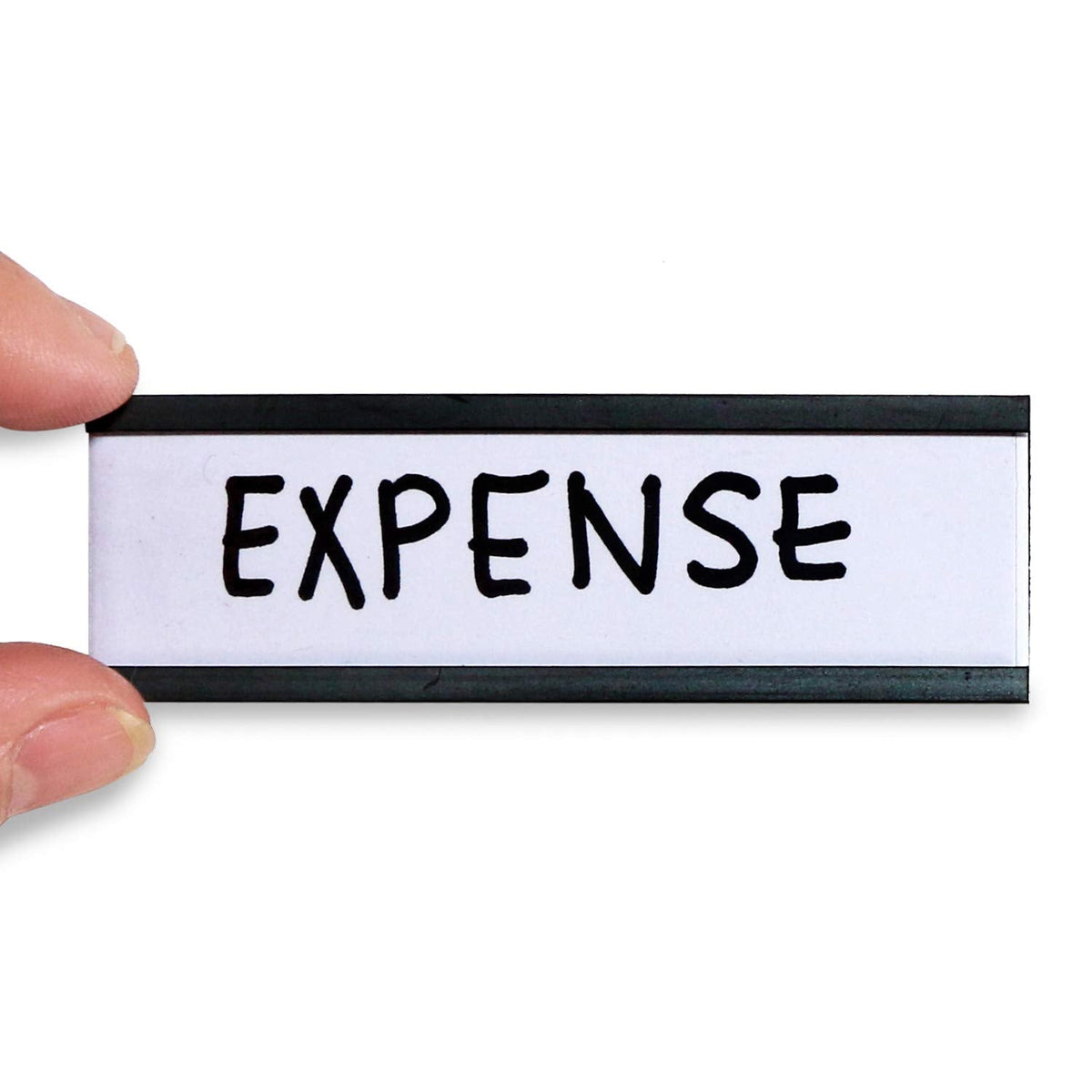 SmartSign Pack of 25 Magnetic"C" Channel Label Holders | 1" x 3" 1" x 3"