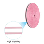 PATIKIL Reflective Tape Strip, 10mm x 50yards High Visibility Reflective Tape Sew-on DIY Warning Safety Fabric Webbing for Clothing Raincoats, Pink