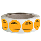 Date Opened Stickers,1.25 Inches Medication Instruction Labels,Permanent Paper Labels for Food Containers Kitchen Freezer Food Storage,1000 Pcs Per Roll (Pack of 2) 1.25 inch (Pack of 2)