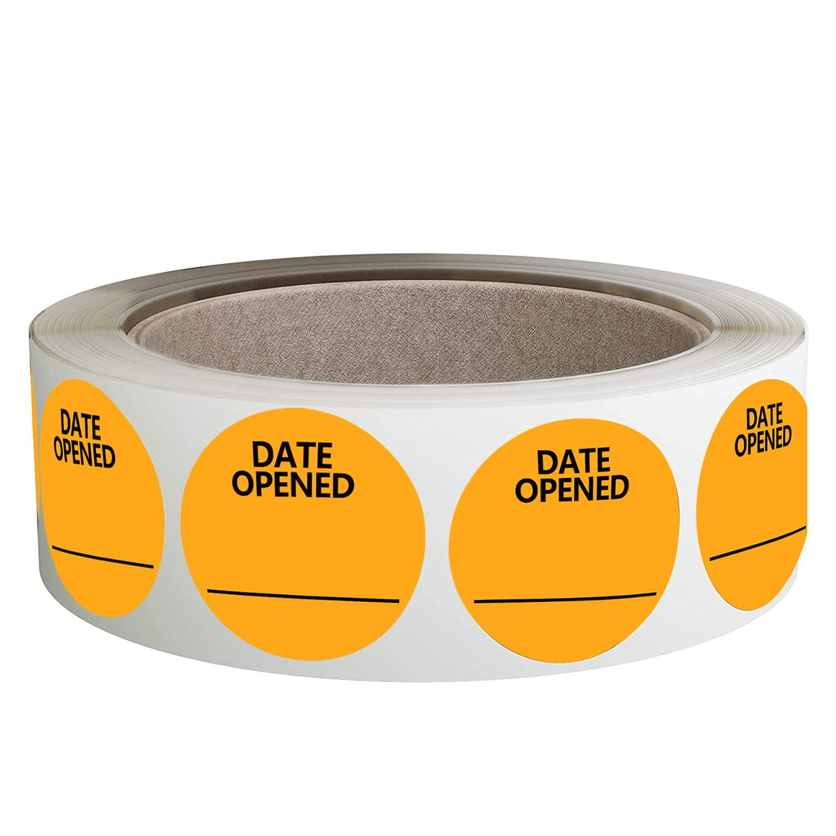 Date Opened Stickers,1.25 Inches Medication Instruction Labels,Permanent Paper Labels for Food Containers Kitchen Freezer Food Storage,1000 Pcs Per Roll (Pack of 2) 1.25 inch (Pack of 2)