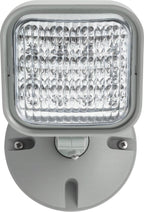 Lithonia Lighting Weatherproof LED Emergency Light Remote Head, Gray Single Head One Single Head Emergency Light