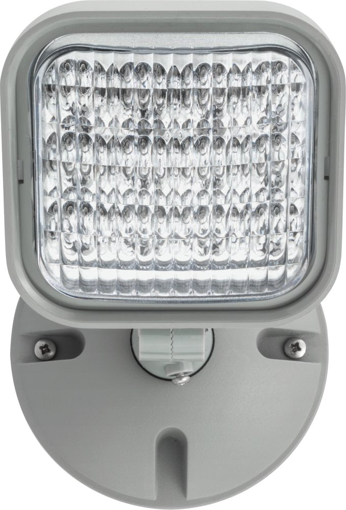 Lithonia Lighting Weatherproof LED Emergency Light Remote Head, Gray Single Head One Single Head Emergency Light