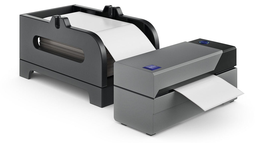 Rollo Thermal Label Holder for Label Rolls and Fan-Fold Stacks