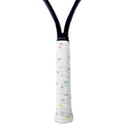 Tennis Racket Grip Tape - Customizable and Tac Moisture Feel Tennis Grips - Anti Slip Tennis Overgrip for Tennis Racket 3 Polka Dot