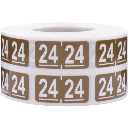 Smead Compatible 2024 Year Labels, 0.5 x 1, 500 Total Stickers